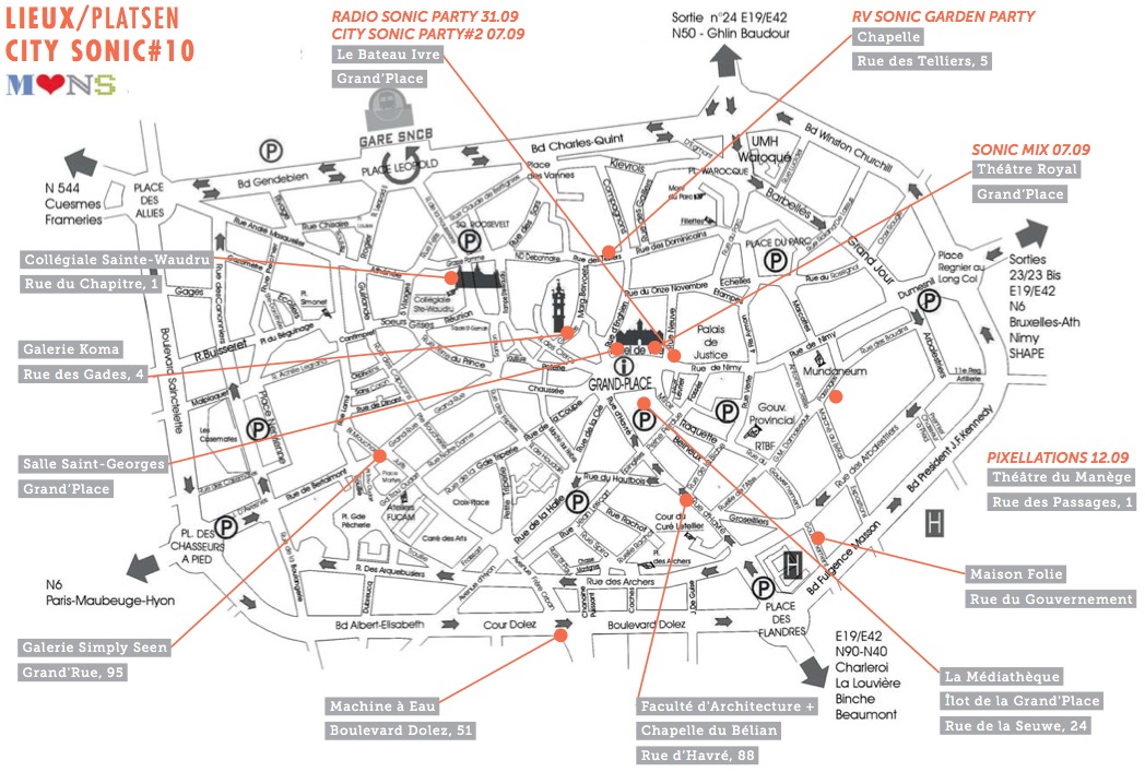 Mons Belgium Map